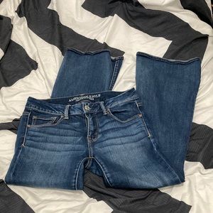 Women 6 Blue BootCut American Eagle Jeans